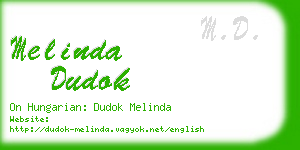 melinda dudok business card